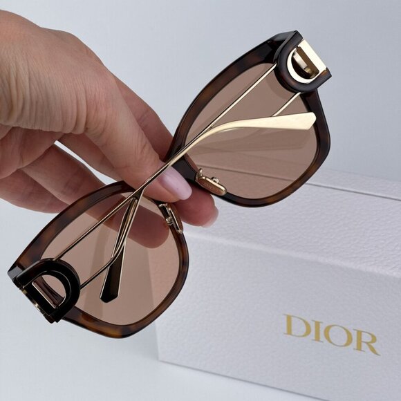 Dior 30MONTAIGNE B2U CD40082U 53Y 26L0 BRAND NEW Sunglasses Havana Brown Women main image 7